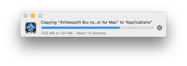 4Videosoft Blu-ray Ripper for Mac installing