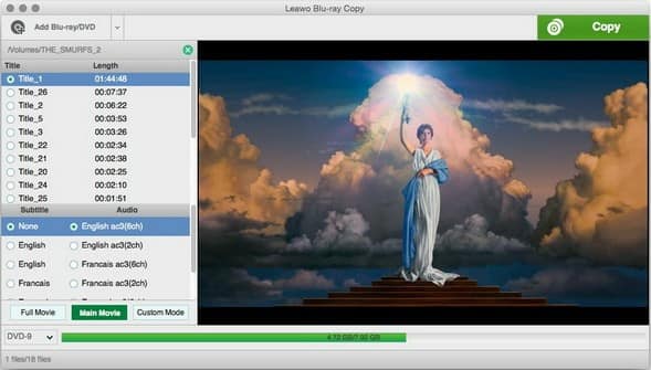 FREE download of Leawo DVD Copy for Mac software